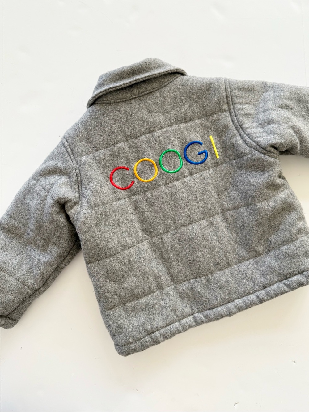 COOGI Kids' Gray Warm with Multicolor Embroidered Logo